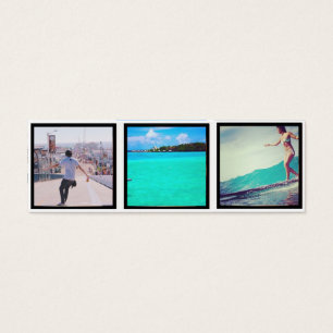 Cartes De Visite signets de photo d'instagram