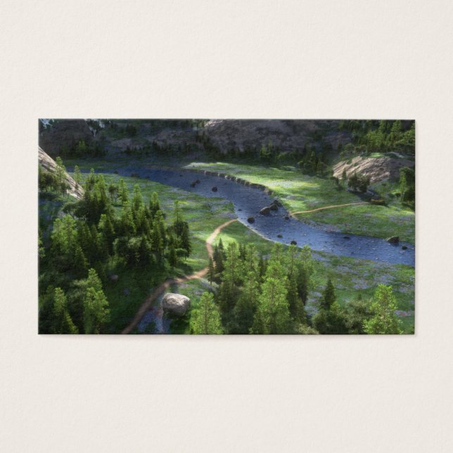 Cartes De Visite Signets de solitude Cwm (Devant)