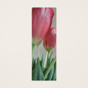 Cartes De Visite Signets de tulipes roses