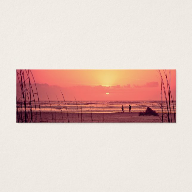 Cartes De Visite Signets Ocean Sunrise (Devant)