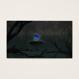 Cartes De Visite Signets Rose bleu
