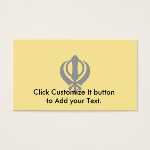 Cartes De Visite Sikhisme de Khanda