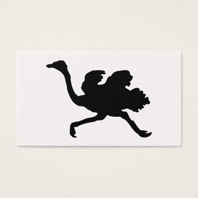 Cartes De Visite Silhouette (Devant)
