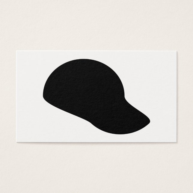 Cartes De Visite Silhouette casquette (Devant)