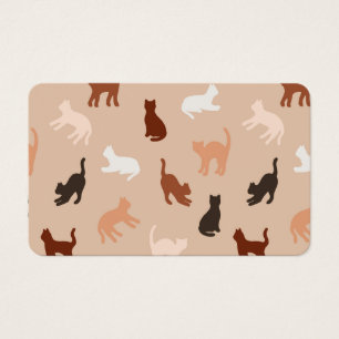 Cartes De Visite Silhouette de chat