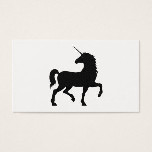 Cartes De Visite Silhouette de licorne
