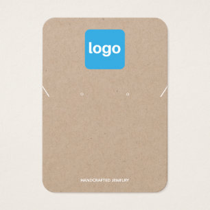 Cartes De Visite Simple Ajouter Logo Kraft Écran d'oreille et de co