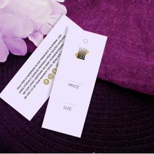 Cartes De Visite Simple Ajouter Votre Logo Lavender Vêtements Balis