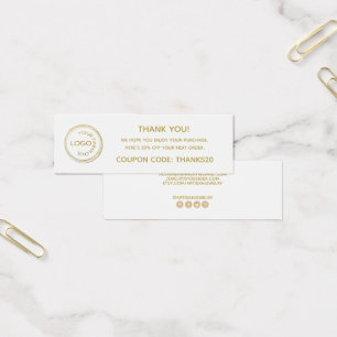 Cartes De Visite Simple Ajouter Votre Logo Merci Insertion