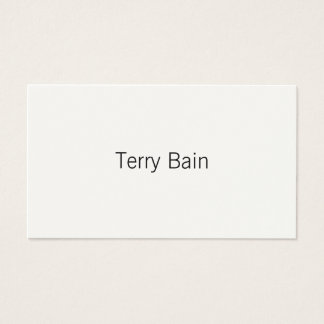 Cartes De Visite Simple centré avant et arrière