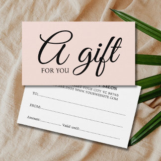 Cartes De Visite Simple Elegant Bold Light Pastel