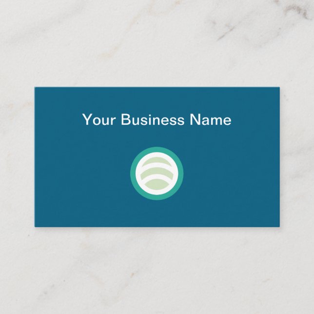 Cartes de visite simples avec logo d'entreprise (Devant)