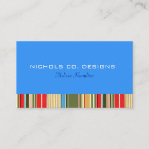 Cartes de visite simples de bandes