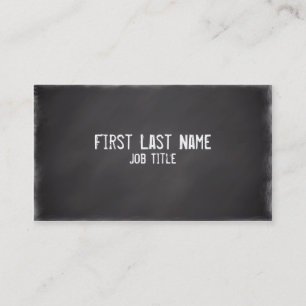 Cartes de visite simples de coutume de tableau