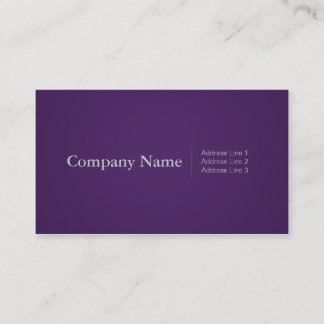 Cartes de visite simples de Profressional dans le