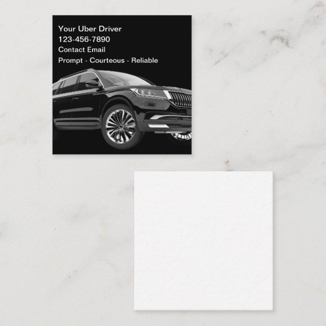 Cartes de visite simples et élégantes pour chauffe (Devant / Derrière)