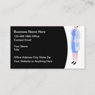 Cartes de visite simples et modernes pour cabinet 