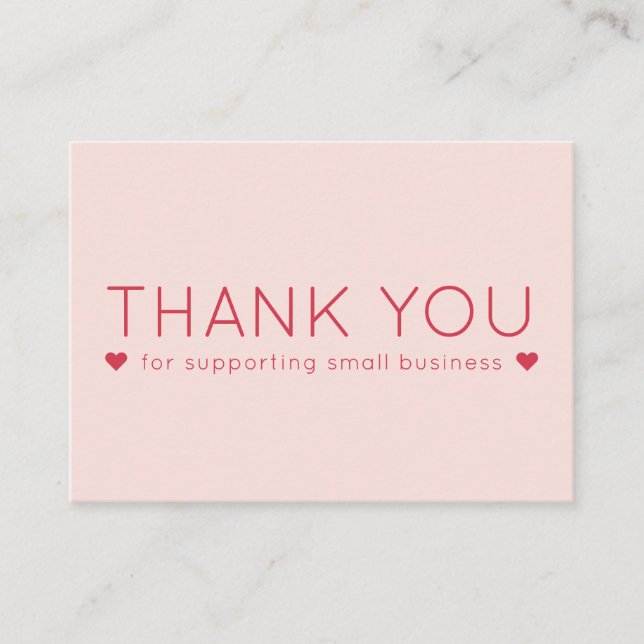 Cartes de visite simples modernes rose et rouge me (Devant)