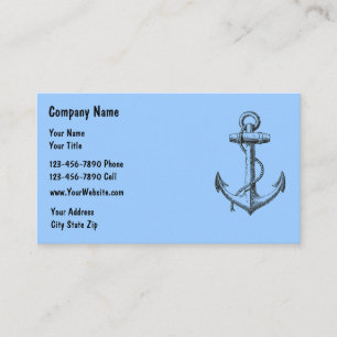 Cartes de visite simples pour la plaisance