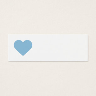 Cartes De Visite Sky Blue Sweet Heart et Chevron Tags cadeaux