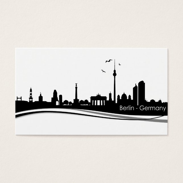 Cartes De Visite Skyline Berlin (Devant)