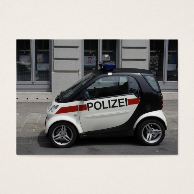 Cartes De Visite Smart Polizei Auto (Devant)