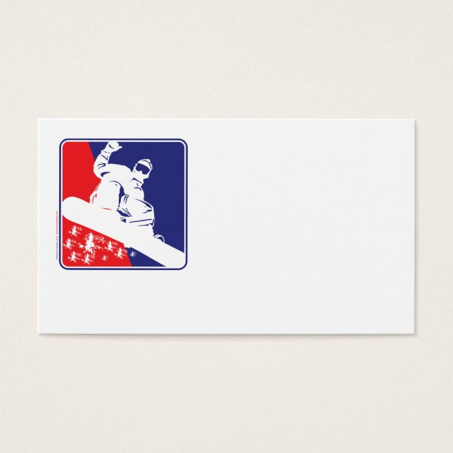 Cartes De Visite Snowboard (Devant)