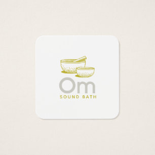 Cartes De Visite Soigner le son Tibetian Chanter Bowls