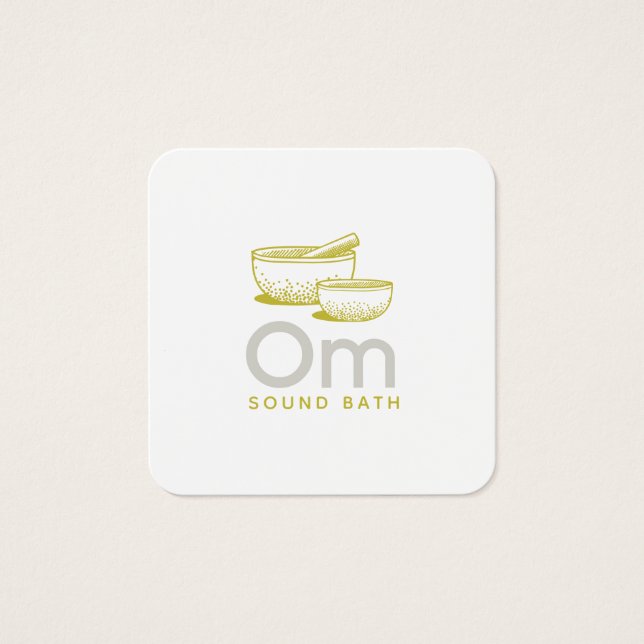 Cartes De Visite Soigner le son Tibetian Chanter Bowls (Devant)