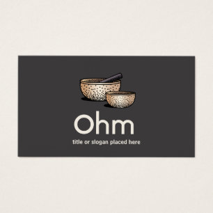 Cartes De Visite Soigner le son Tibetian Chanter Bowls