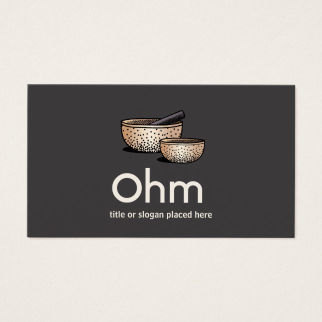 Cartes De Visite Soigner le son Tibetian Chanter Bowls (Devant)