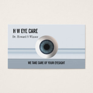 Cartes De Visite Soin moderne d'oeil