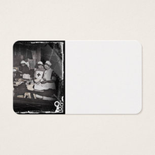 Cartes De Visite Soins du WWI blessé