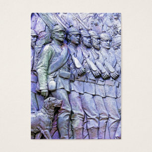 Cartes De Visite Soldats prussiens, (5) de marche