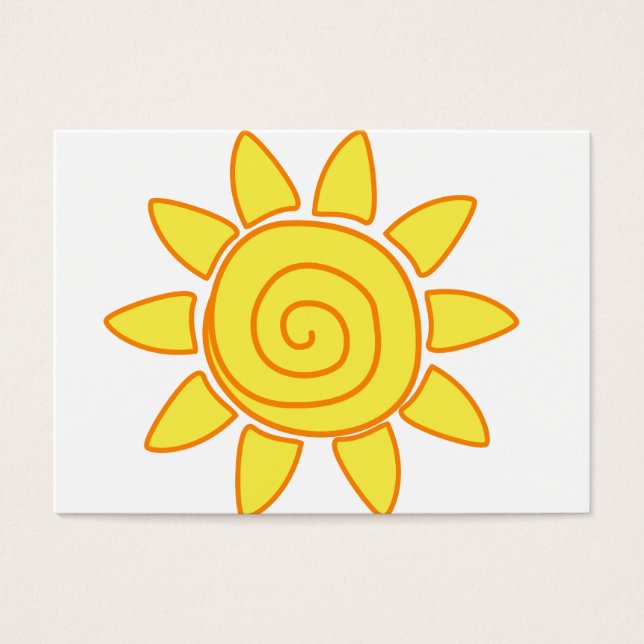 Cartes De Visite Soleil (Devant)