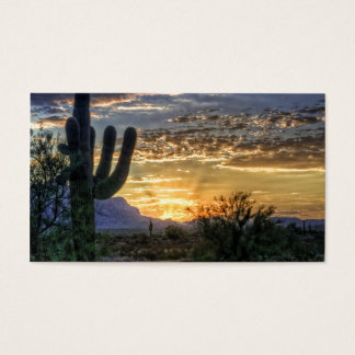 Cartes De Visite Sonoran Sunrise