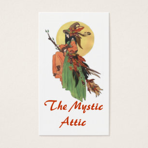 Cartes De Visite Sorcière d'automne