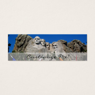 Cartes De Visite Souvenir photo personnalisable Mount Rushmore