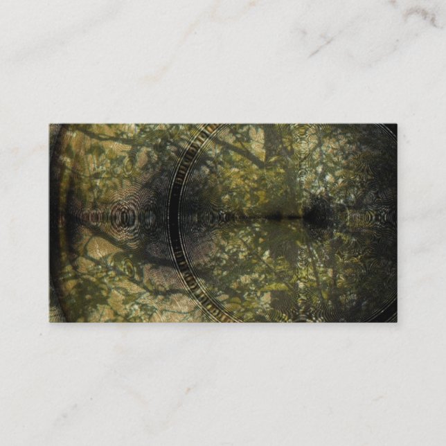 Cartes de visite spirituels celtiques d'astrologie (Devant)