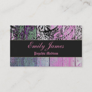 Cartes de visite spirituels de tarot de milieu