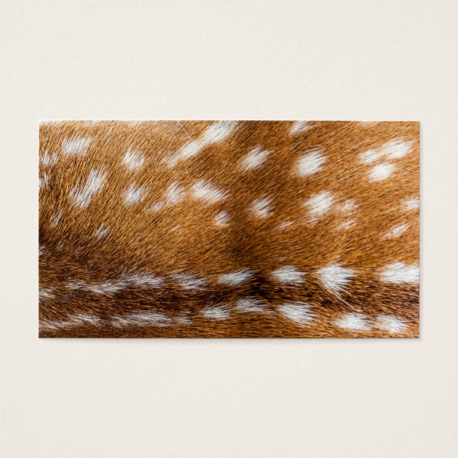 Cartes De Visite Spotted deer pour texture (Devant)