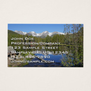Cartes De Visite Sprague Lake II au Parc national de Rocky Mountain