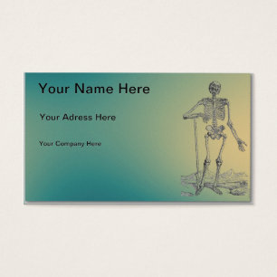 Cartes De Visite Squelette
