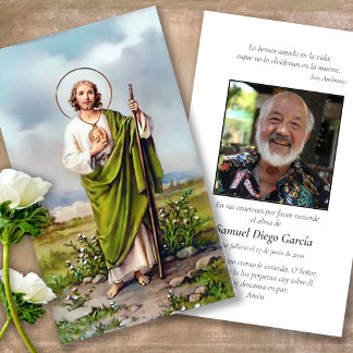 Cartes De Visite St Jude Spanish Prayer Cards