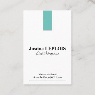 Cartes de visite Standard : 8,5 cm x 5,5 cm