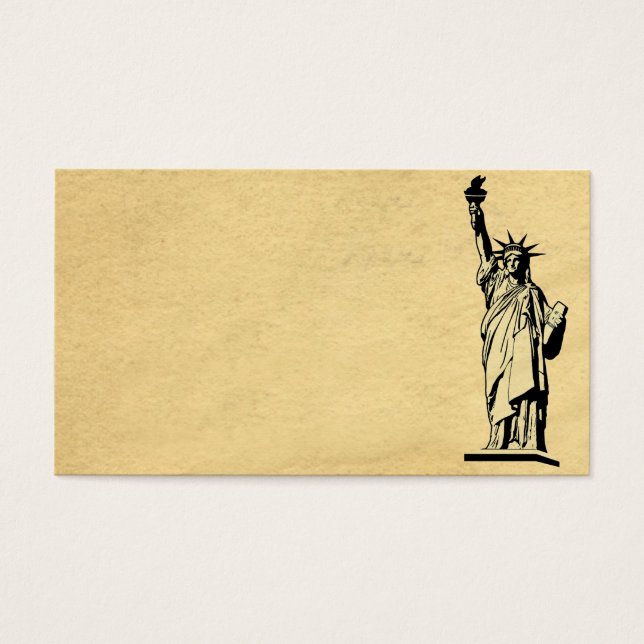 Cartes De Visite Statue de la Liberté (Devant)