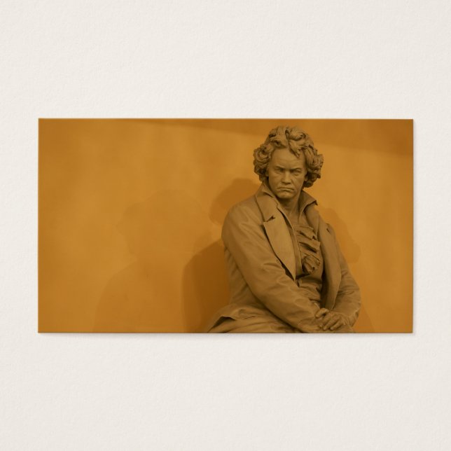 Cartes De Visite Statue De Ludwig Van Beethoven (Devant)