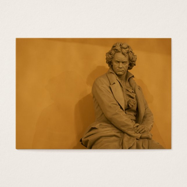 Cartes De Visite Statue De Ludwig Van Beethoven (Devant)