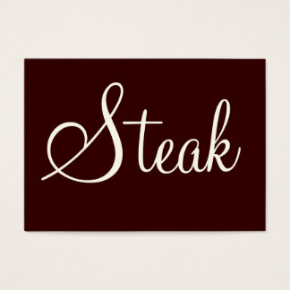 Cartes De Visite Steak