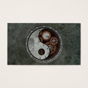 Cartes De Visite Steampunk Yin Yang